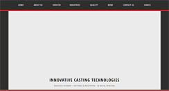 Desktop Screenshot of innovative-castings.com