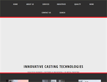 Tablet Screenshot of innovative-castings.com